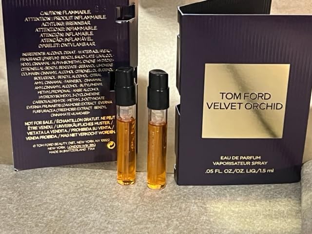 Miniatura 6 de Tom Ford Velvet Orchid - Mini muestras de aerosol para mujer, 0.05 fl oz0.1 fl oz x 2 unidades