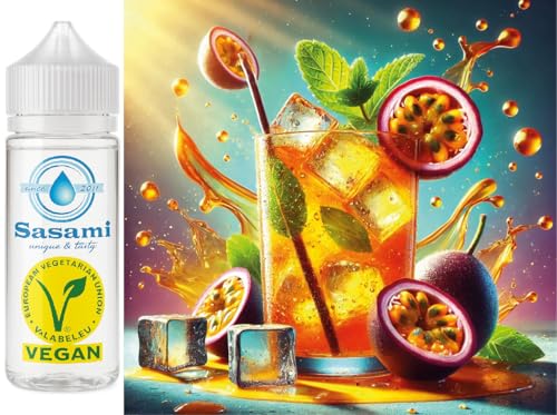 Concentré thé glacé maracuja Sasami - Saveur fruitée intense et recette vegan