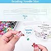 Stretchy String for Bracelets, Cridoz 5 Rolls Clear Elastic String Stretch Cord Jewelry Bead Bracelet String with 2 Pcs Beading Needles for Seed Beads, Pony Beads #3