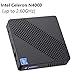 Mini PC Fanless Intel Celeron N4000 (up to 2.6GHz) 4GB DDR/64GB eMMC Mini Desktop Computer Windows 10 Pro HDMI and VGA Port 2.4/5.8G WiFi BT4.2 3xUSB3.0 Support Linux,NGFF 2242 SSD