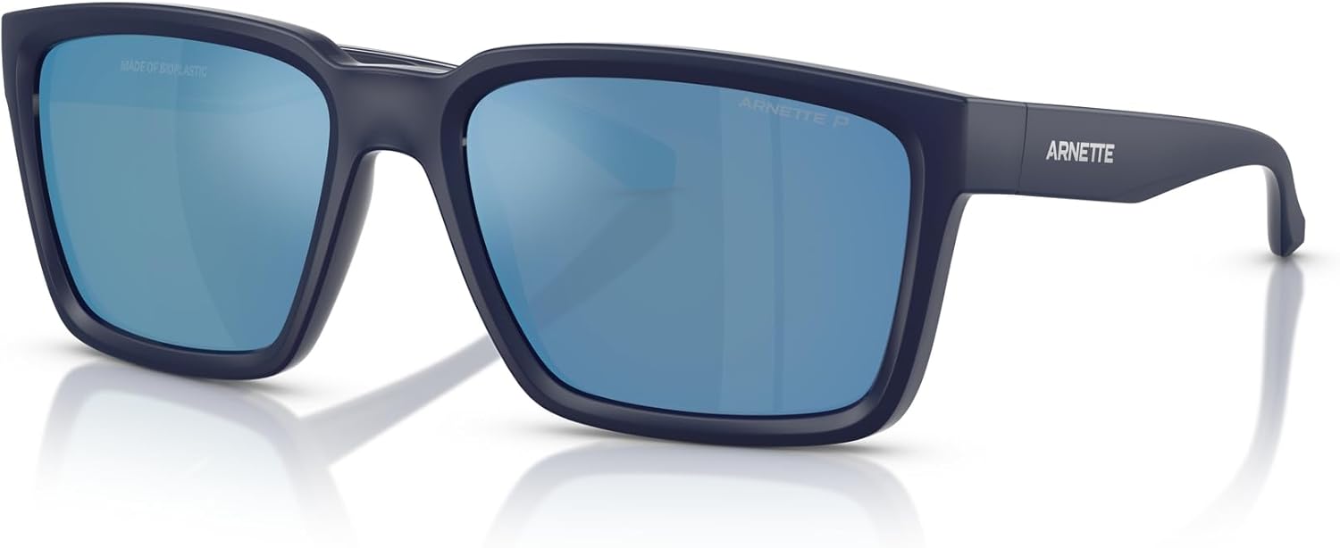 ARNETTE Man Sunglasses Medioum Grey Top Matte/Shiny Frame, Grey Mirror Orange/Yellow Lenses, 57MM
