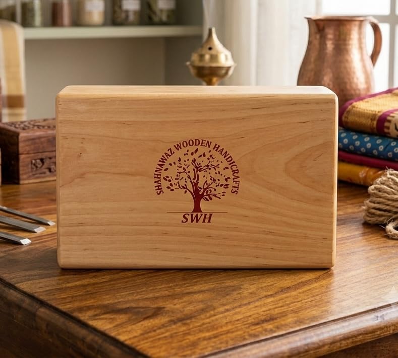 PINE WOOD Yoga Block – Premium Wooden Yoga Block for Balance, Stability, Stretching, Alignment & Support in Yoga, Pilates, Meditation and Home Practice (PACK OF 1)-image-47
