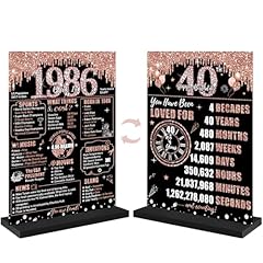 black rose gold 40th