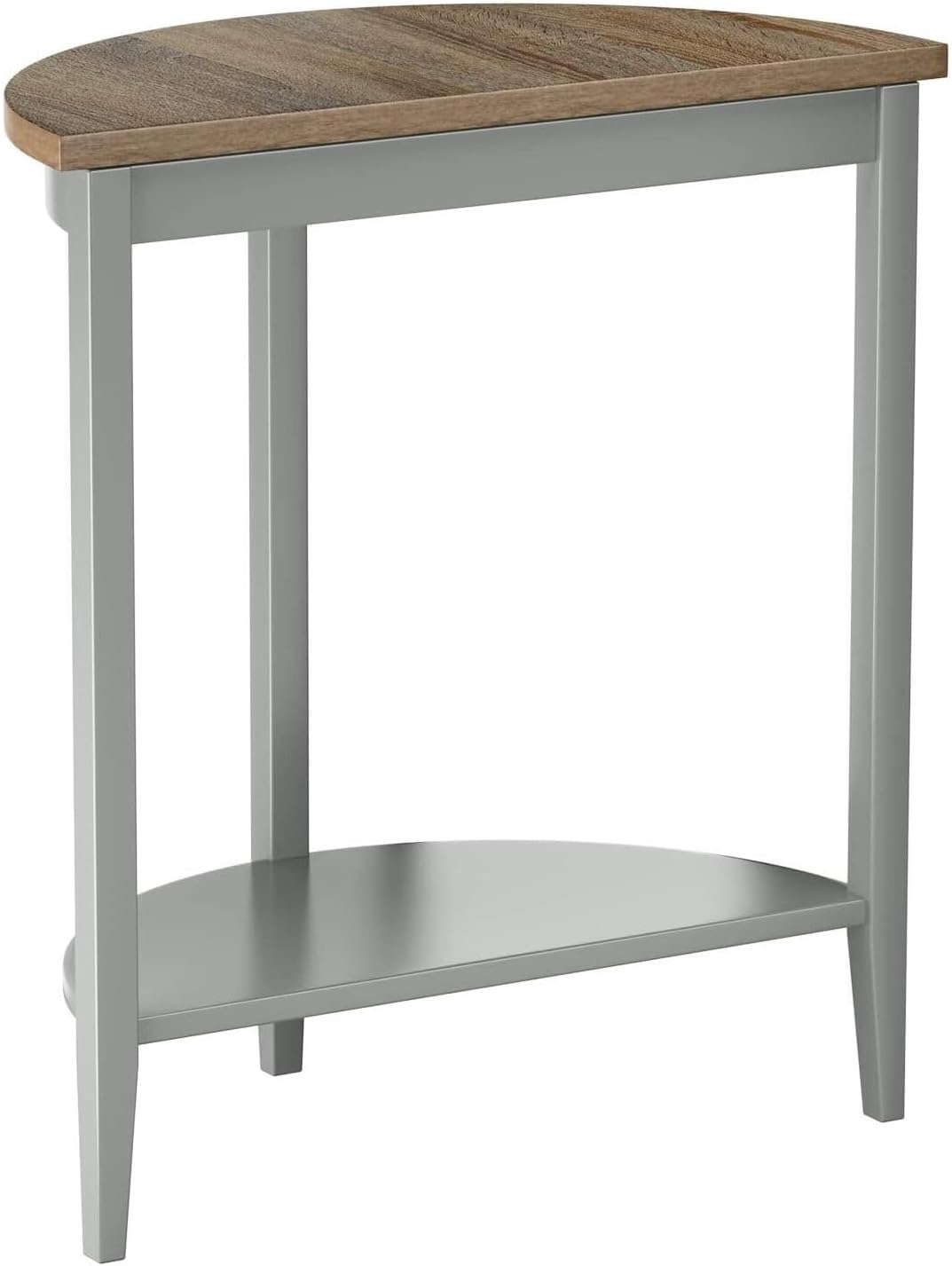 HomeStock Console Table Entryway, Modern Sofa Table, Living Room Accent Table, Gray Oak Finish