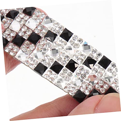 Cinta de strass autoadhesiva para decorar ropa sin coser y rematar bordes 4