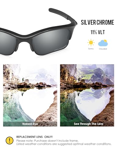 Image of BLAZERBUCK Replacement Lenses & Sock Kit for Oakley Half Jacket XLJ /Half Jacket XLJ Asian Fit Sunglass