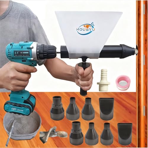 Mortar Grout Gun Grout Pump With 9 NozzlesWithout Electric Drill