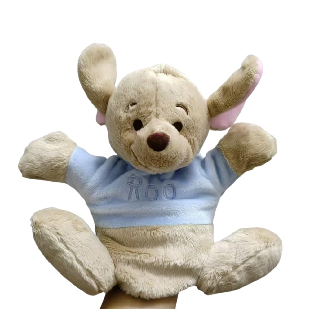 Roo Plush Kangaroo Stuffed Animal Early Education Hand Puppet - 10 Inches