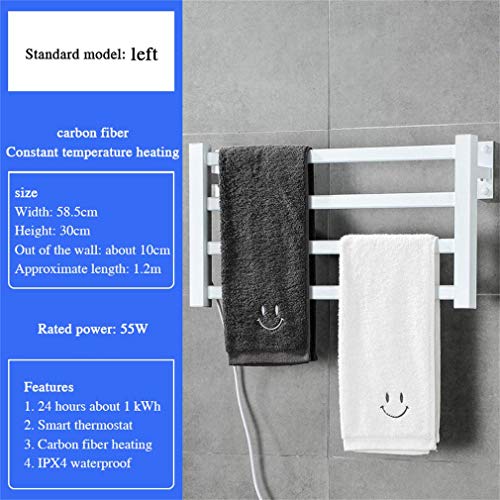 Sèche-serviette électrique intelligent durable : porte-serviettes à température constante - 6