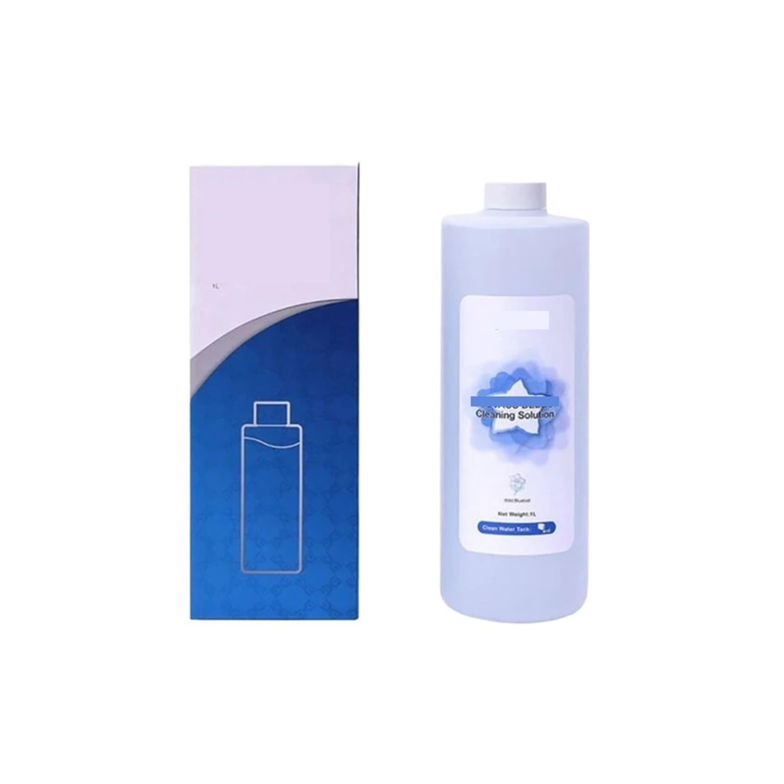 Płyn Do Czyszczenia Podłóg 1L Części Do Odkurzaczy - Kompatybilny Z ECOVACS DEEBOT T30 Pro Omni / T30S COMBO / T30S / X2 COMBO / X1 TURBO / X2 / T20 / T10 OMNI(O 1PCS)