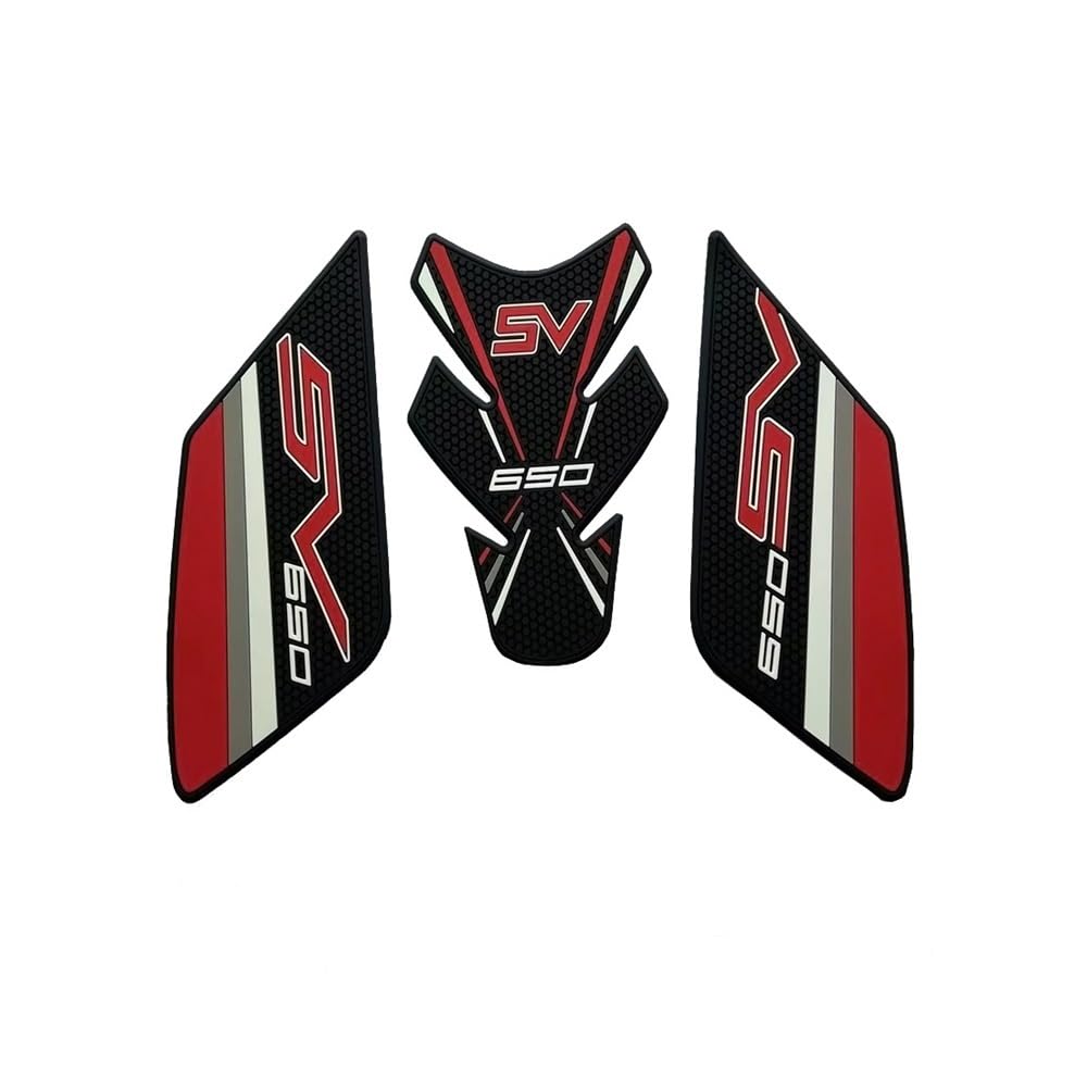Fuel Tank Protector for SV650 SV650X Rubber Tank Pad Motorcycle Pads Side Traction Anti Slip Stickers