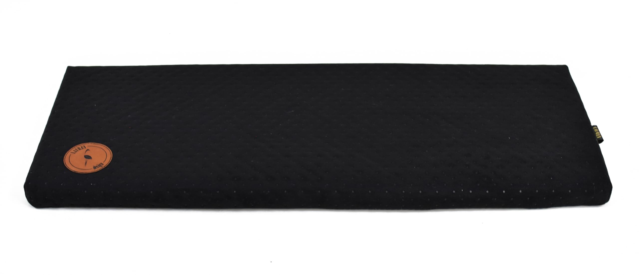 Prime Cat Window Lounger for Cats, Windowsill with a non-slip Backing, Cat Bed Window Sill Made in the European Union (Black Quilted, 27.6 x 7.9 x 1.2 inches / 70 x 20 x 3 cm)
