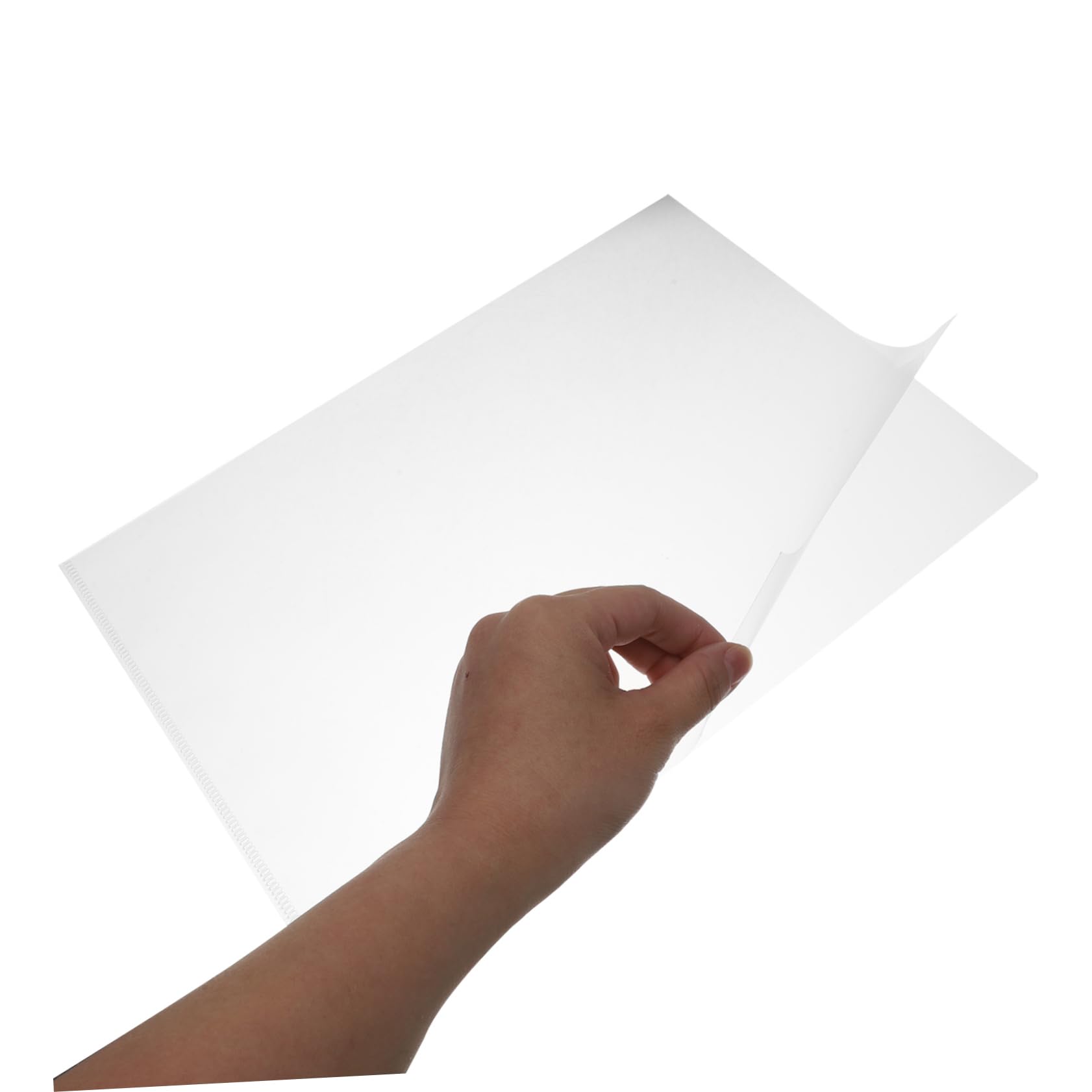 100 Stück Transparente A4-dokumentenmappen aus Kunststoff | L Förmige Ausführung, für Mehrere Blätter im Format A4, Wasserfest und Schützend