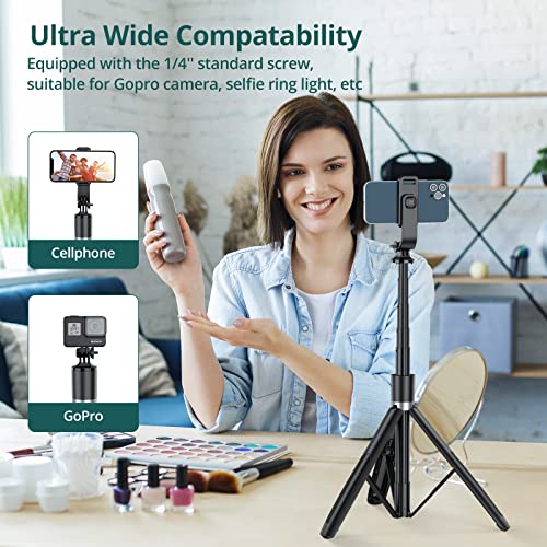 ATUMTEK 51 Selfie Stick Tripod, Sturdy Phone Tripod Stand