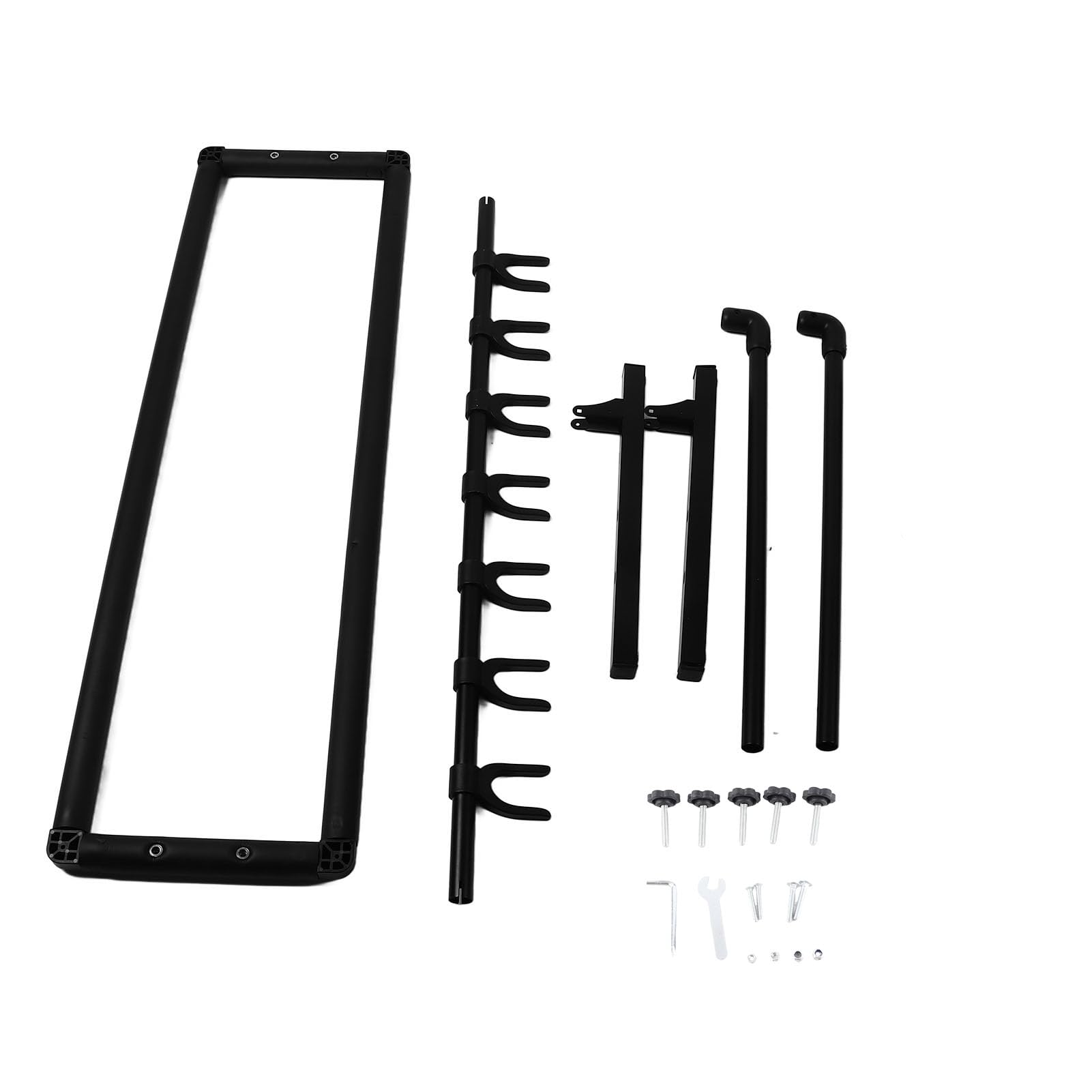Multi-Gitarrenständer, Gitarrenhalter-Ständer mit Rollen, Hält Mehrere Gitarren Platzsparend für E-Gitarren-Bass (FL-17W)