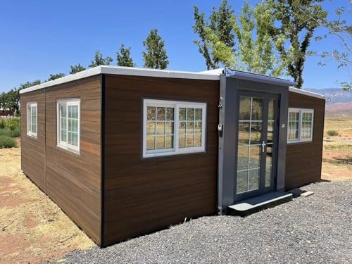 Casa contenedor expandible de lujo - Marco de acero y panel sándwich para casa móvil