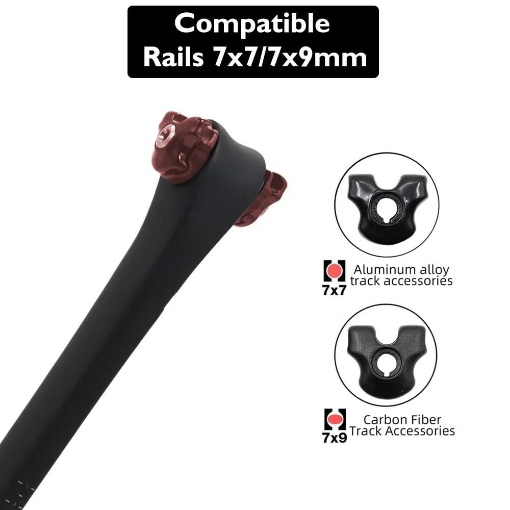 Selle de vélo Tige de Selle Convient pour SW SL, Longueur 380mm, pour série SL8 Road, pièces de vélo de Route décalées à 0mm Tige de Selle VTT