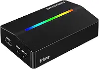 Fifine AmpliGame placa de captura de vídeo, HD 1080 60fps para áudio e vídeo, jogos, transmissão ao vivo, 4K HDMI para placa de captura USB compatível com PS4/Windows/Mac OS/Switch/Xbox-V3