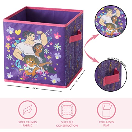 Image of Disney Encanto Set of Two Spacious Collpasible Storage Cubes, 10 inchx10 inch