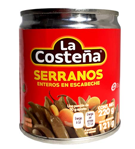 Serrano Chillies by La Costena 440g