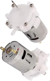 Aexit 2 Pcs Electric Motors DC 12V RPM4540 Micro Air Pump Motor for Aquarium Fish Water Fan Motors Tank DIY