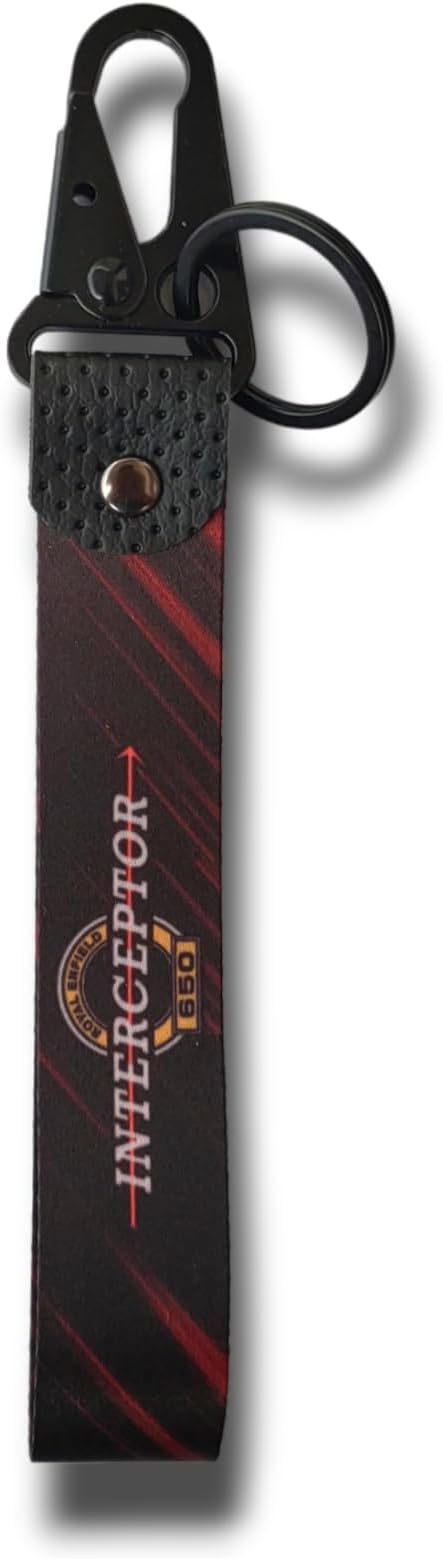 Interceptor 650 keychain hook type 25mm black