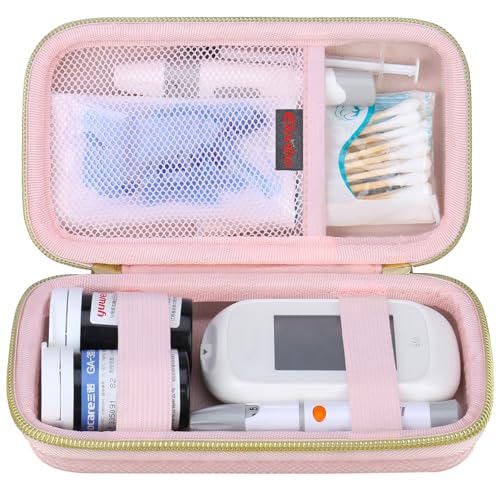 Image of Elonbo Diabetic Supplies Travel Case for Glucose Meter Diabetes Testing Kit
