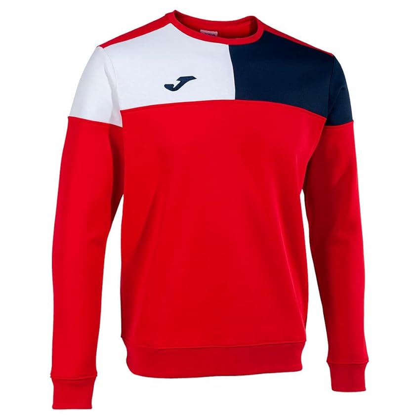 Joma Felpe Uomo Crew V Rosso Blu Navy Bianco