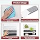 Okydoky Filz Pinnwand Selbstklebend, 6x30 cm, 4 Stück Pinnwand Bar Streifen Korkplatte, Korkbrett, Filz-Pinnwände für Home Office Klassenzimmer Wanddekoration(Color-0630, 4pc).DE
