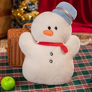 Lovely Christmas Pillow, Upholstery Christmas Tree Waist Cushion, Sofa, Car, Outdoor, Home, Cookie Man, Snowman Comfort Pillow (Snowman, 15.7inch) Lovely Christmas Pillow Upholstery Christmas Tree Waist Cushion Sofa Car Outdoor Home Cookie Man Snowman Comfort Pillow Snowman 157inch