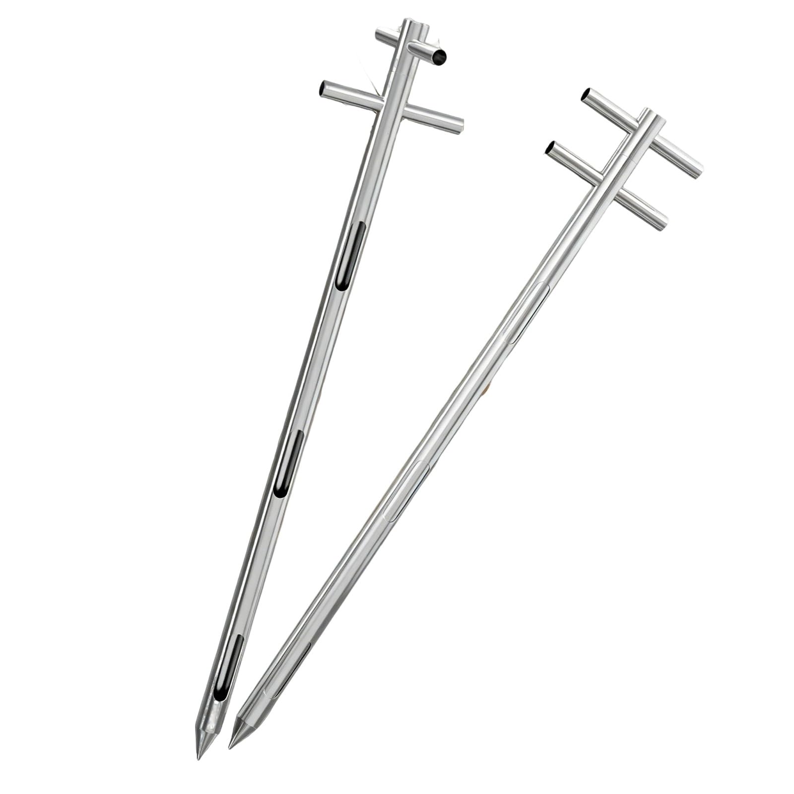 ZHANGMIN Grain Probe Sampler, Stainless Steel Powder Probe Tube, Rotate Double Tube Sampling Tool for Powder, Grains and Fertilizer Sampling(D-38mm x L-1m)