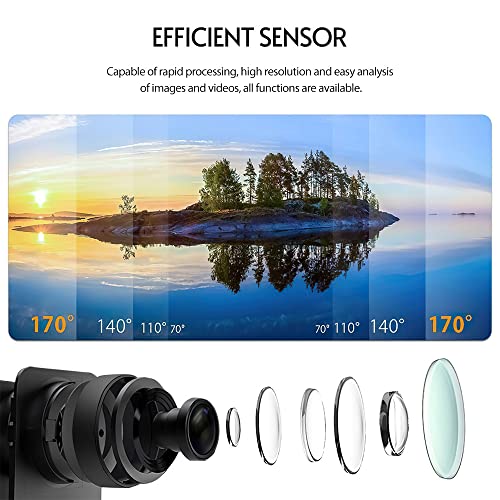 Duotar 4K / 60FPS 24MP câmera esportiva de alta resolução Camcorder DV portátil com tela grande de L