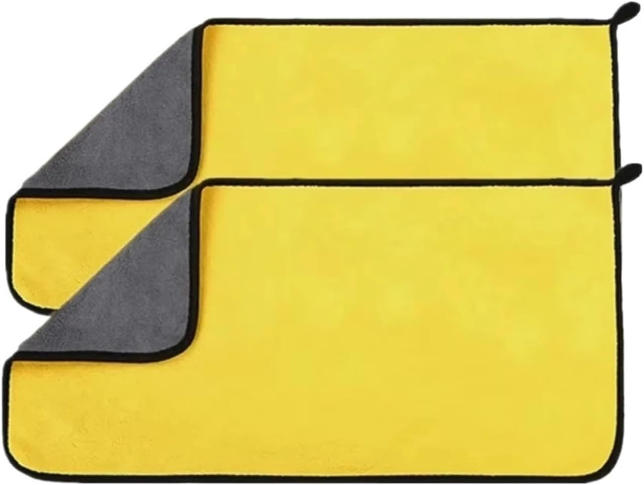 1/2/3/6/10pcs 30X60cm Microfiber Car Cleaning Towels Soft Quick Drying Windows Mirrors Wiping Rags Double Layer Wash Cloth(5pcs 30X30cm)