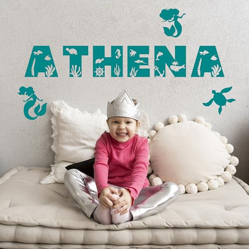 Vinilo decorativo personalizado para pared de niñas miniatura 4