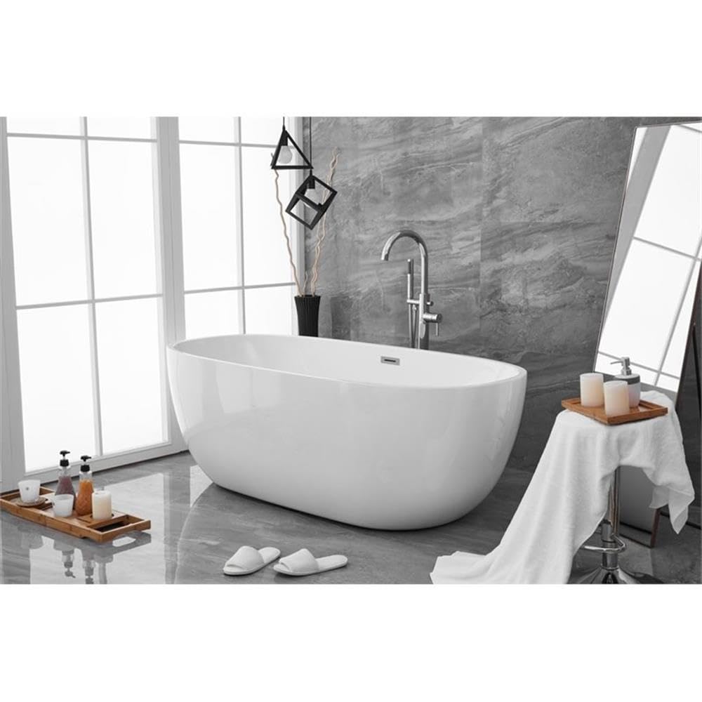 Amazon.com: Elegant Decor Indoor Modern 70 inch soaking roll top