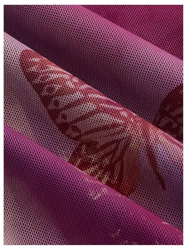 SHENHE Women's Plus Size Tie Dye Butterfly Mini Dress Spaghetti Strap Sleeveless Y2k Cami Dress4