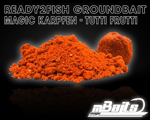 Angel-Berger Magic Baits Ready 2 Fish Groundbait Angelfutter Grundfutter Fertigfutter Feeder Futter (Magic Karpfen - Tutti Frutti, 800g)