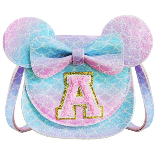 AUNGCSHE Mini Bolso Niña, Diseño Adorable de Orejas de Ratón Bolso Niña, Bolsos Tirantes Ajustables, Ideal para ir de Compras, Viajar y Disfrutar del Ocio