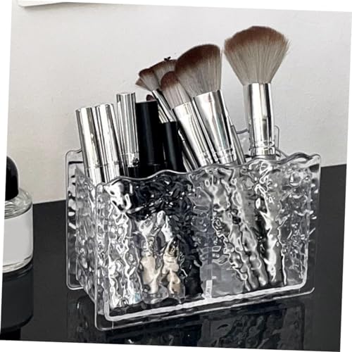 Porte stylo transparent Uonlytech 5 pièces avec compartiments - 5