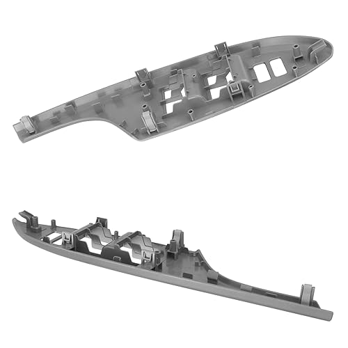 Miniatura 6 de Osompar Interruptor de ventana eléctrica Bisel delantero del lado izquierdo del conductor (plateado) compatible con el panel de interruptores de