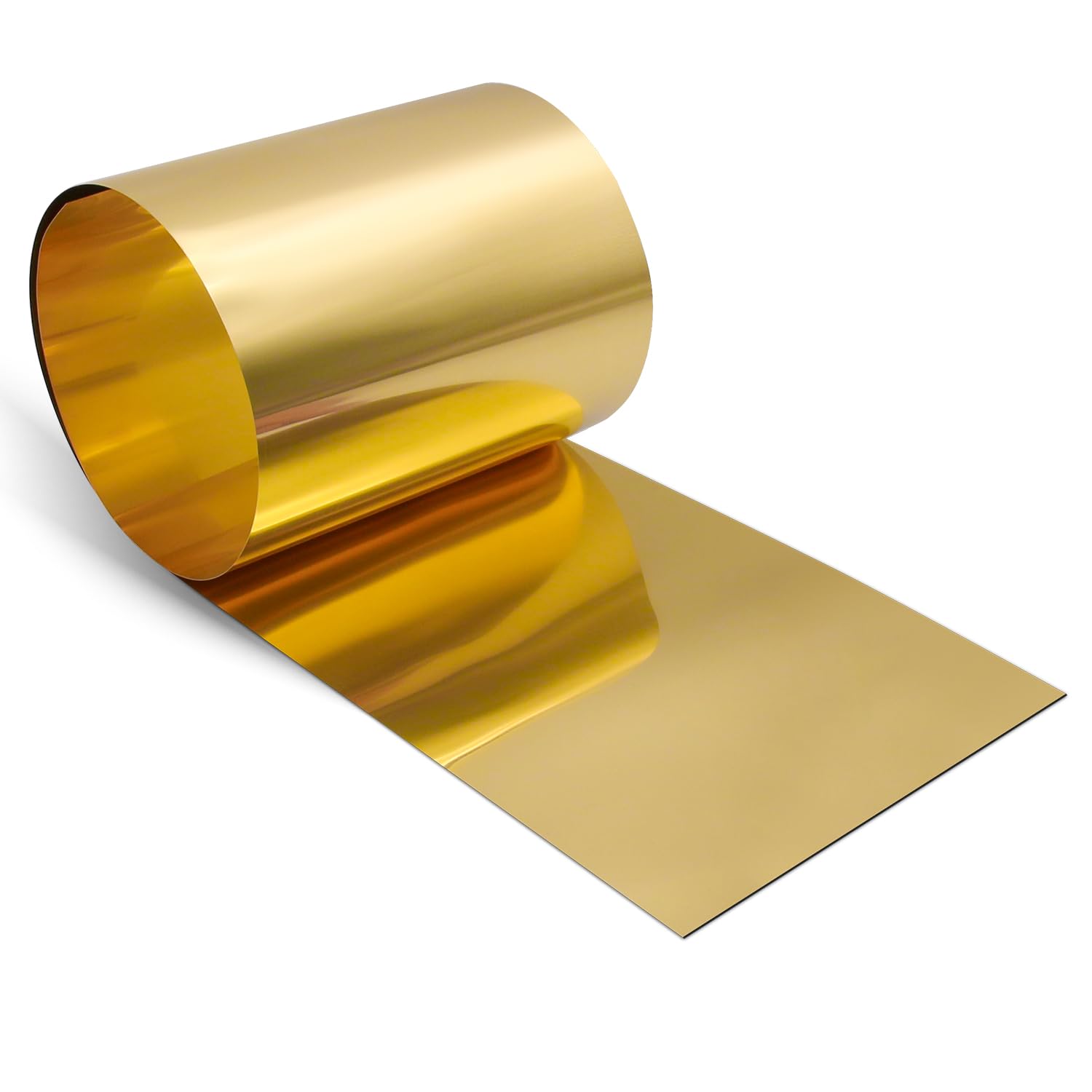 Messingblech, Messingplatte Goldfolienbleche Messingblechrolle 1000mm x 200mm x 0.5mm für Kunsthandwerk, elektrische Reparaturen, DIY-Projekte