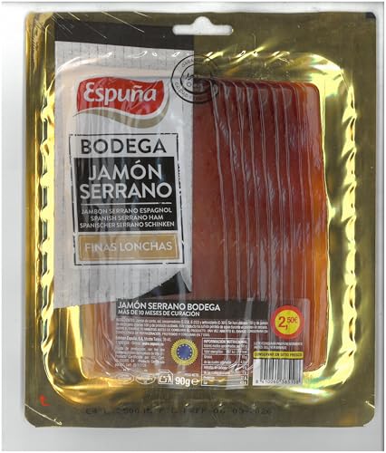 Jamon Espuña Serrano Extra Fino Loncheado, 90g