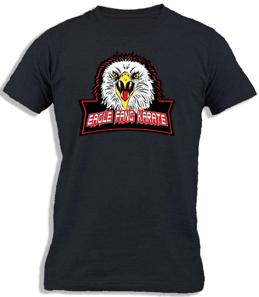 Ay Cabron™ Eagle Fang Karate Logo | Cobra Kai | New Cobra Kai TV Series Logo | Karate Kid Cotton T-Shirt For Men
