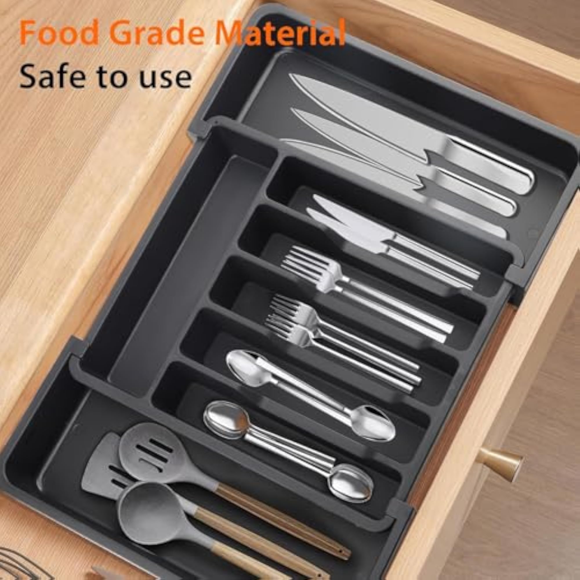 Extendable Adjustable Kitchen Drawer Storage Rack