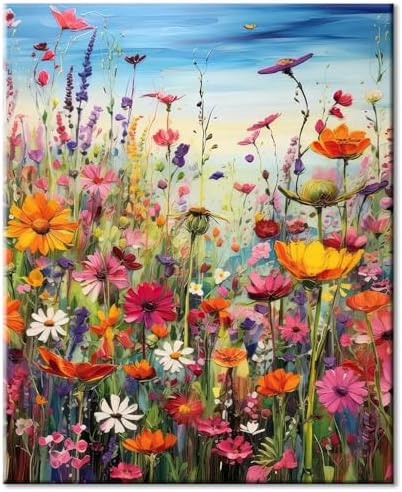 77iiAii Malen nach Zahlen Erwachsene, DIY Handgemalt Ölgemälde Kit - 40 X 50 CM, Paint by Numbers Adult Mit 3 - Pinseln und Acrylfarbe knitterfreie leinwand Kit