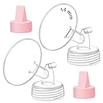 Maymom Pump Part Compatible with Spectra/Ameda Luna Pumps, Syngery Gold; Incl Wide Mouth Flange 14 mm Valve; Not Original Spectra Flange; Replaces Spectra S1 S2, Plus Shield, Pump Parts, Accessories