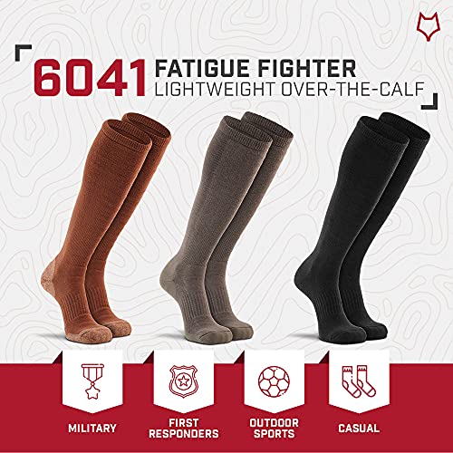 Fox River Ultra-Light Weight Military Dress Liner Socks, 2 Pack Multipurpose Socks With Extra Cushioning & Supreme Comfort - Black - Large #TOP4