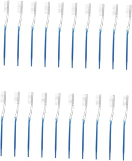 50Pcs Disposable Teeth Brushes Soft Bristle Portable Travel Toothbrushes Compact Lightweight for Hotel Camping Business Trips Oral Cleaning