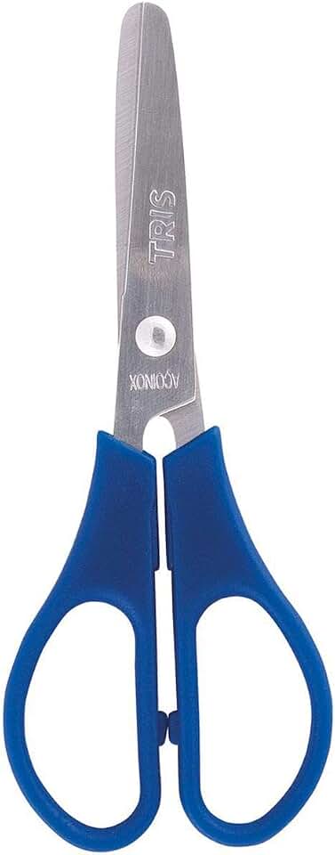 TESOURA ESC LEFTY CANHOTO 13CM CART 1 UN