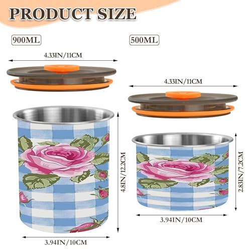 Contenedor hermético acero inoxidable para café 17oz miniatura 3